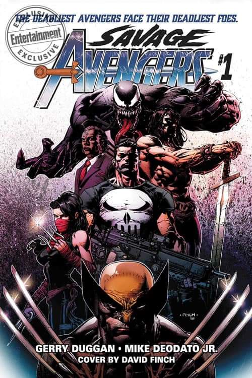 savage avengers issue 1 cover david finch