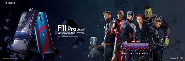 OPPO and Marvel have partnered up to release the OPPO F11 Pro Avengers Endgame Limited Edition which comes with a Cap case and additional stuff for P19,990