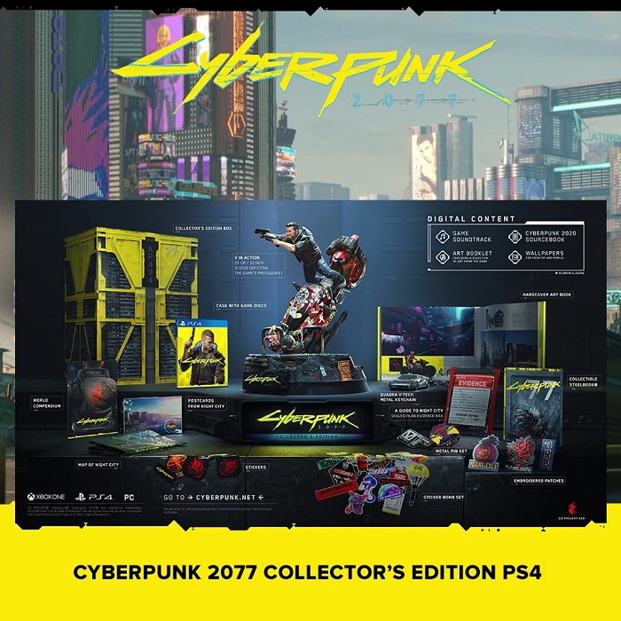 Cyberpunk 2077 collectors edition ps4