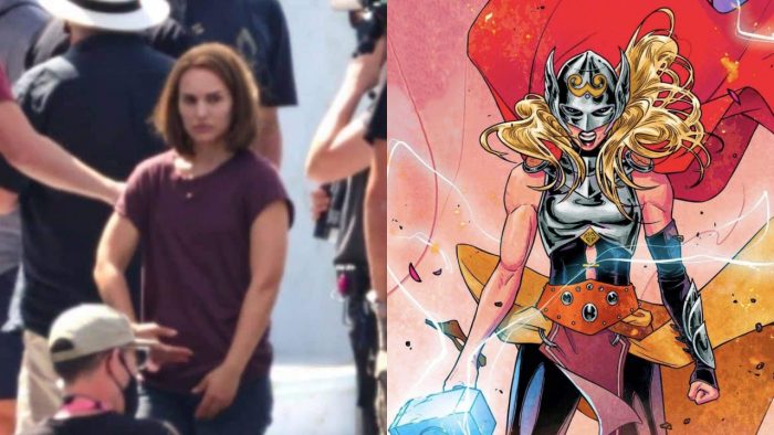 Muscular Waifu Natalie Portman spotted on the set of Thor: Love and