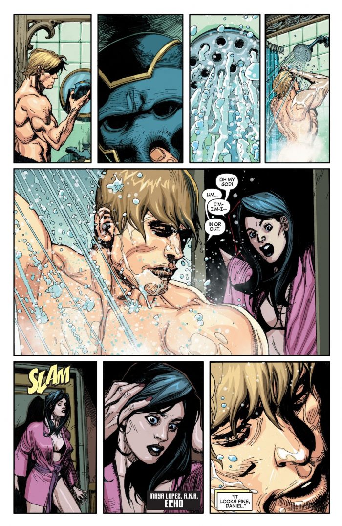 New avengers hawkeye and echo sexual tension