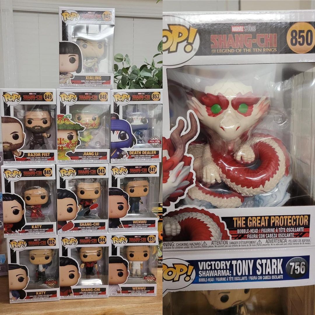 First Look At The Shang Chi And The Legend Of The Ten Rings Funko Pops Including The Great Protector Dragon The Fanboy Seo