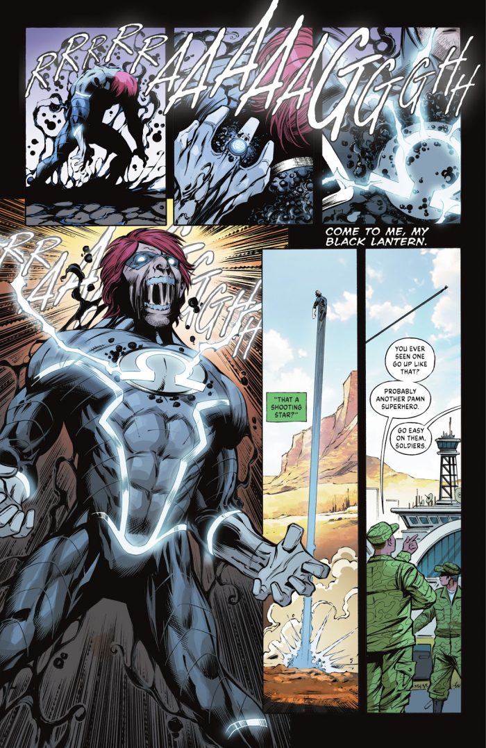 Black Lantern Roy Harper zombie mode