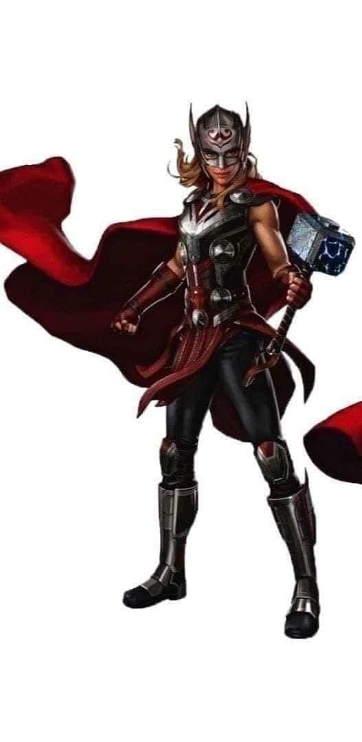thor love and thunder concept art lady thor