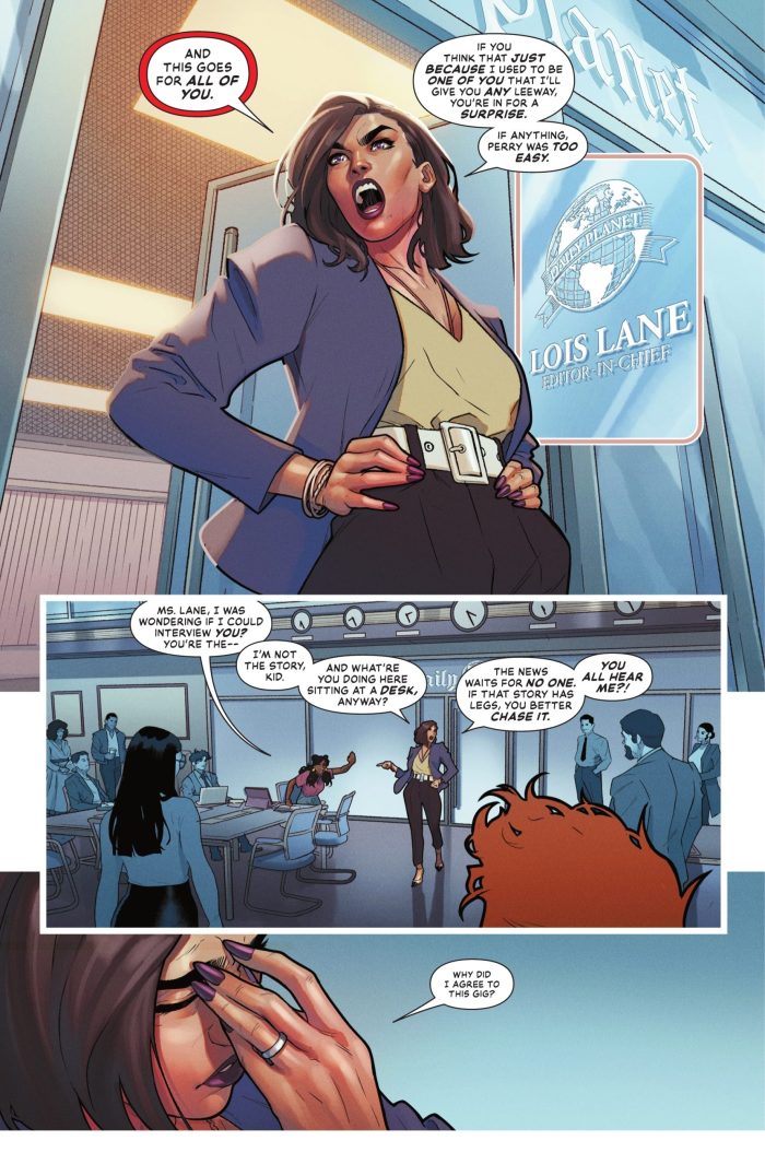 Superman # 1 spoilers lois lane is new Daily Planet editor in chief
