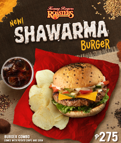 Kenny Rogers Roasters Shawarma Burger
