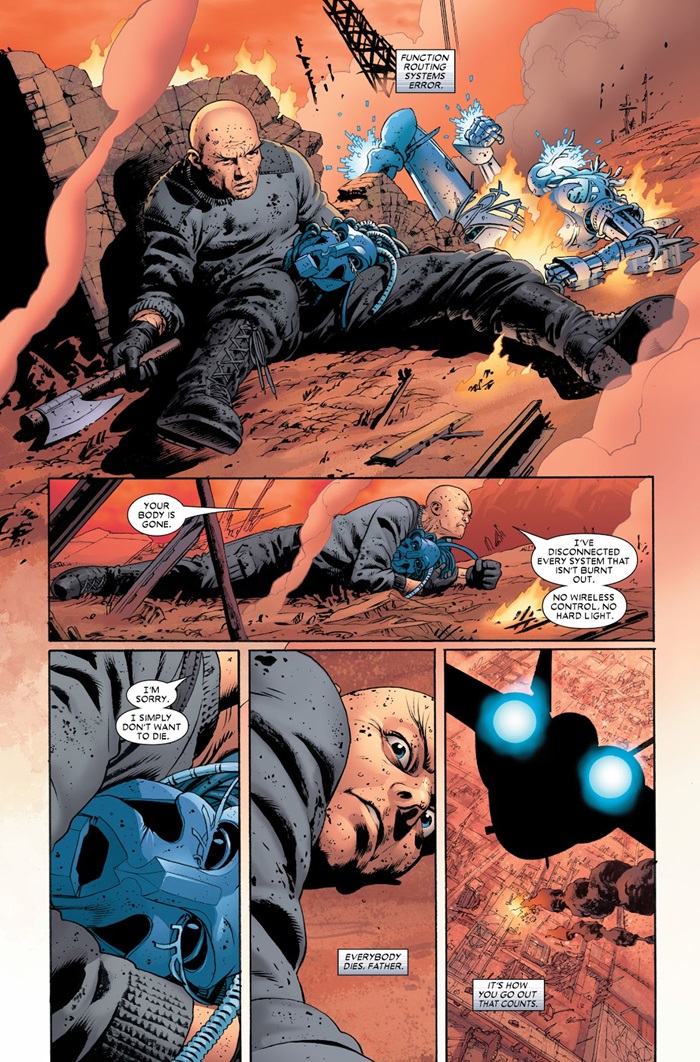 Charles Xavier takes out Danger in Astonishing X-Men