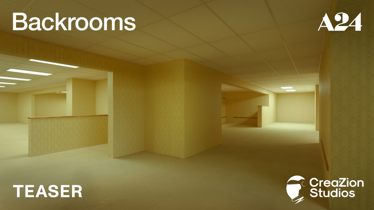 Backrooms Official Teaser Thumbnail A24 CreaZion Studios (1)