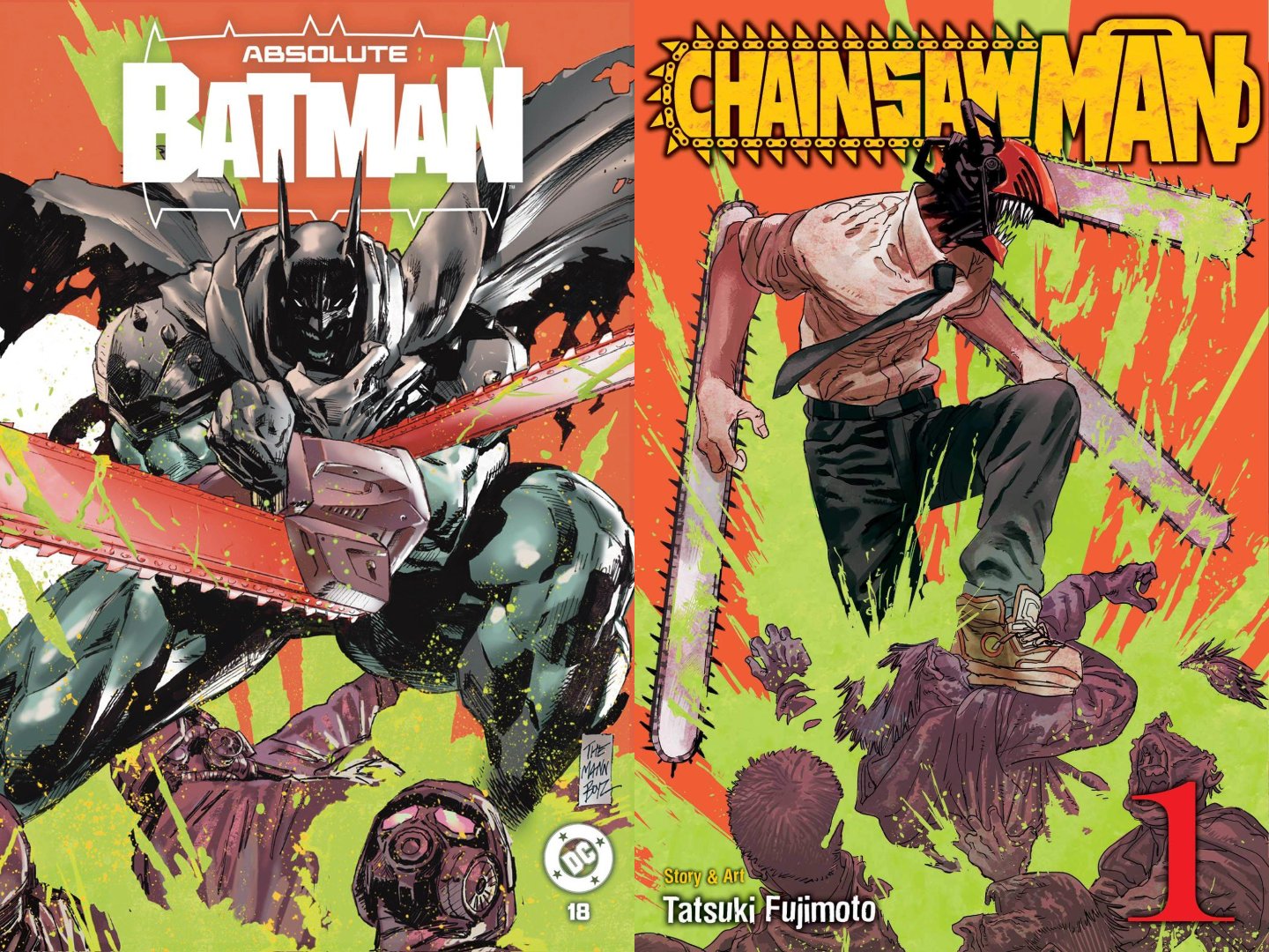 absolute batman and chainsawman