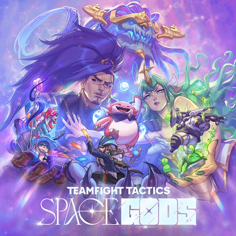 TFT Space Gods 1x1 Key Art - Logo