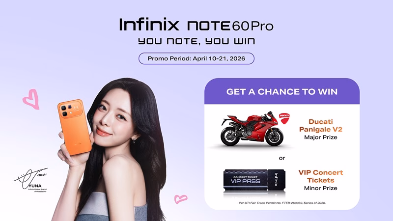 itzy yuna infinix note 60 pro