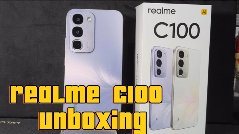 realme c100 unboxing
