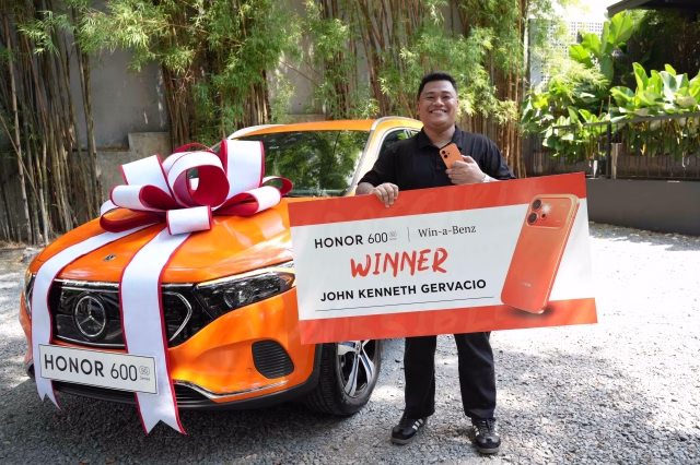 HONOR 600 Win-a-Benz Winner 06