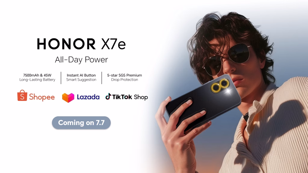 Main KV - HONOR X7e on 7.7