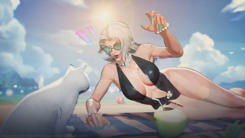 black cat summer swimsuit marvel rivals