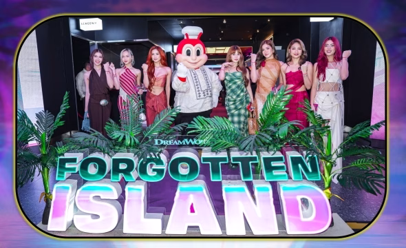 BINI and Jollibee at the Forgotten Island screening