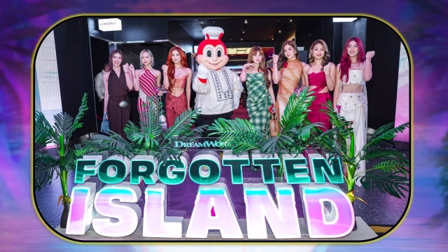 BINI and Jollibee at the Forgotten Island screening