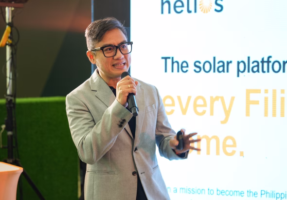 (1) Helios Chief Executive Officer Mr. Edmund Martinez introduces Helios as the solar partner for every Filipino home