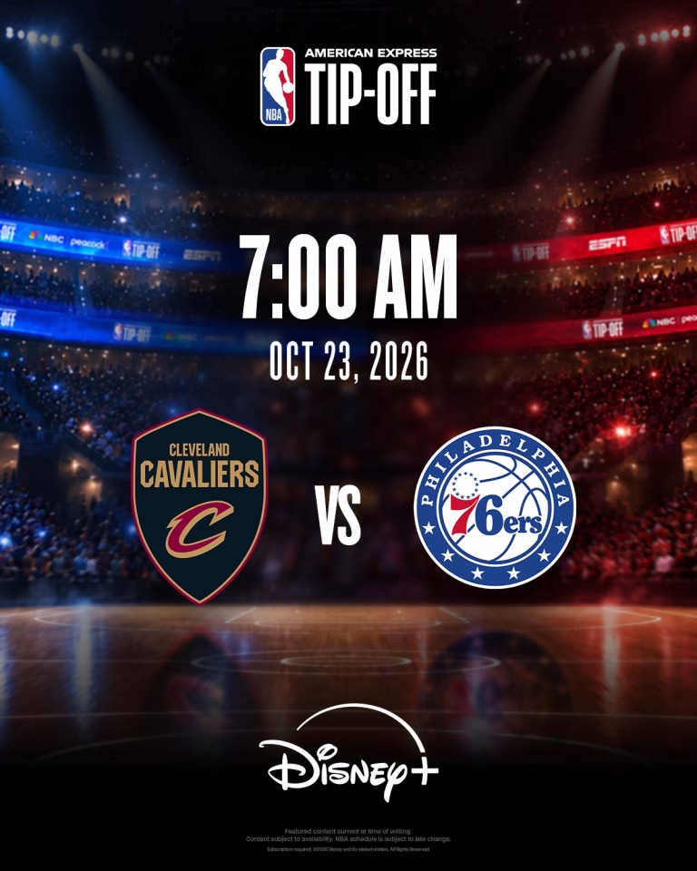 (3) Disney + NBA Tip-Off Schedule