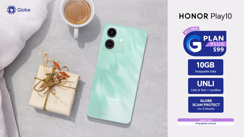 HONOR Play 10 via Globe GPlan
